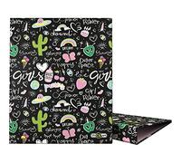 Grafoplas - Carpeta de Anillas A4, 4 Anillas Mixtas 25mm, Colección Stickers, Crazy Space, Certificada FSC