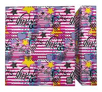 Grafoplas | Carpeta de Anillas A4 | 4 Anillas Mixtas 40mm | Colección Bits&Bobs Pop Up Design | Girl | Certificado FSC