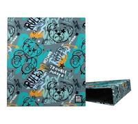 Grafoplas - Carpeta de Anillas A4, Bear Bits&Bobs, 4 Anillas Mixtas 40mm, Perfecto Material Escolar para Archivar, Tapas Rígidas Cartón, Plastificado Soft, Certificado FSC