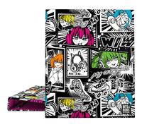 Grafoplás | Carpeta de Anillas A4 | Yuku Bits&Bobs Pop Up Design | 4 Anillas Mixtas 25mm | Plastificado Soft | Certificado FSC | Perfecto Material Escolar