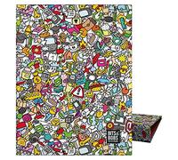 Grafoplás | Carpeta de Anillas A5 | 4 Anillas Redondas 20mm | Plastificado Brillo | Diseño Bits&Bobs Pop Up Design, Icons| Certificado FSC