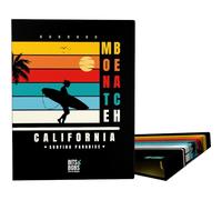 Grafoplas | Carpeta de Anillas A5 | 4 Anillas Redondas 20mm | Plastificado Soft | Diseño Bits&Bobs Pop Up Design, California | Perfecto para Documentos Cuarto | Certificado FSC