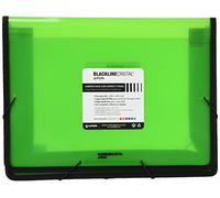 Grafoplas - Carpeta de Fuelle Maxi, A4 +, Color Verde, Blackline Cristal