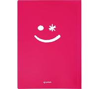 Grafoplás - Carpeta de Fundas, Tamaño Folio, Color Rosa Fucsia, 50 Fundas Transparentes Polipropileno, Like, Poliplás