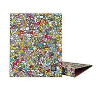 Grafoplas | Carpeta Escolar A4 | 4 Anillas Mixtas 25mm | Colección Bits&Bobs Pop Up Design | Icons | Certificado FSC