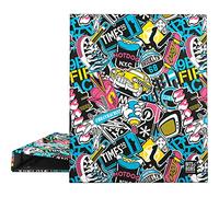 Grafoplas | Carpeta Escolar A4 | 4 Anillas Mixtas 25mm | Colección Bits&Bobs Pop Up Design | New York City | Certificado FSC