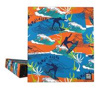 Grafoplas | Carpeta Escolar A4 | 4 Anillas Mixtas 40mm | Hawaii Bits&Bobs Pop Up Design | Perfecto Material Escolar | Tapas Rígidas Cartón | Certificado FSC