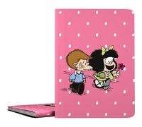 Grafoplas - Carpeta Escolar de Fundas Transparentes A4, Mafalda Friends, Tapas Flexibles, 30 Forros de Polipropileno, Poliplás, Perfecto para Organizar tu Material Escolar