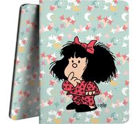 Grafoplas - Carpeta Escolar de Fundas Transparentes A4, Mafalda Pijama, Tapas Flexibles, 30 Forros de Polipropileno, Poliplás, Perfecto para Organizar tu Material Escolar