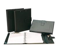 Grafoplás Carpeta F 4 Anillas 25mm Trab y Solapa, Negro