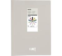 Grafoplas - Carpeta Fundas Plastico, 50 Fundas Transparentes Polipropileno Extra, Tamaño Folio, Arena, Tapas Flexibles, Perfecto Material Escolar y de Oficina