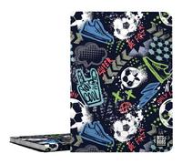 Grafoplas - Carpeta Fundas Plastico Bits&Bobs Match, 30 Fundas Transparentes Polipropileno, Tamaño a4, Tapas Flexibles e Impermeables, Perfecto para Archivar Material Escolar y de Oficina