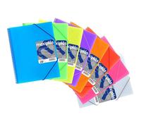Grafoplás Carpeta Maxiplás En Espiral Con Gomas Y Sobre, 30 Fundas Taladradas A4 Fucsia