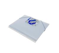 Grafoplas | Carpetas de Fundas Plastico a4 | 40 Fundas Transparentes | Tapas Rígidas Blancas | Espiral PVC | Apertura 360 | Incluye Sobre | Archiva Material Escolar y de Oficina | Maxiplás Traslúcidos