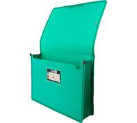 Grafoplás - Carpetas Fuelle 80mm, Turquesa, A4+, Solapa y Gomas, Like, 345x260mm, Polipropileno