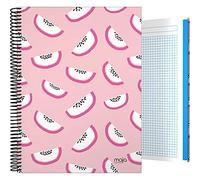 Grafoplas - Colección Maja Rönnbäck Cuaderno Escolar, Cuadriculado 5 Mm, Rosa, A4