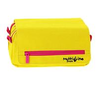 Grafoplas - Colección Multiline Porta Plum, Amarillo, 22 x 10 x 9 cm