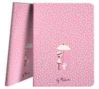 Grafoplas - Coleccion Nina And Other Little Things Carpetas de 30 Fundas Transparentes, Cubiertas de Polipropileno Opaco, Modelo Rain, A4