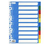 Grafoplas - Elba - Juego 10 separadores PP DIN a-4 16 Anillas opacos