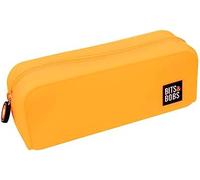 Grafoplás - estuche de silicona naranja flúor - 20x7,5x7,5cm - tacto