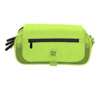 Grafoplás - Estuche Escolar 3 Compartimentos, bits & Bobs Flúor Pastel, 23x10x10cm, Verde, Tira Trasera para Colgar Portatodo, Súper Resistente con Nervio de Refuerzo, Material Escolar