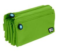 Grafoplas | Estuche Escolar Cuatro Compartimentos | Verde | 23x12cm | bits&Bobs | Colores Vivos