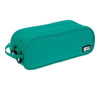 Grafoplás | Estuche Escolar Doble | Turquesa | 24,5x9,5cm | bits&Bobs | Colores Vivos