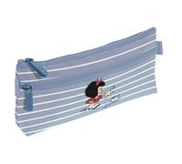 Grafoplas Estuche Escolar Mafalda Boat, Plano, 2 Bolsillos, 23x10x5cm