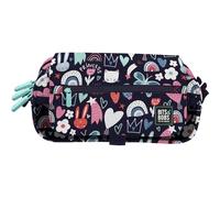 Grafoplas - Estuche Escolar Tres Compartimentos con Solapa, bits&Bobs Princess, 23x10x10 cm, Organizador para Material Escolar, Gran Capacidad