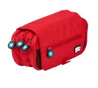 Portatodo Triple Con Solapa Bits&Bobs Rojo 3 Compartimentos Grafoplás