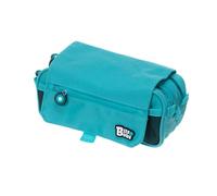 Grafoplás | Estuche Escolar Tres Compartimentos con Solapa | Turquesa | Bits&Bobs | Colores Vivos | 23x10x10cm | Incluye Horario y Zona Identificación | Perfecto para Organizar tu Material Escolar