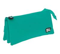 Grafoplás | Estuche Escolar Triple, Turquesa, 23,5x12x14cm, Bits&Bobs, Colores Vivos