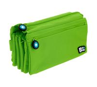 Grafoplás - Estuche Portatodo Cuádruple de Alta Capacidad para Material Escolar. Verde