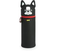 Grafoplas Estuche Silicona Suave | Forma de Perro | 22,5x6,5cm | My Pets Bulldog bits&Bobs | Flexible y Moldeable Uso 2 en 1 | Protege tu Material Escolar y Sirve de Lapicero