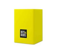 Grafoplás, Lapicero Silicona, Amarillo Fluor, 9,5x6,5x6,5cm, Perfecto para Escritorio, Bits&Bobs Pop Up Design, Colores Fluor