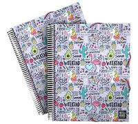 Grafoplás | Libreta de Fundas con Espiral | A4 | 30 Forros Transparentes | Incluye Sobre Plástico | Tapas Flexibles | Fantasy, Bits&Bobs Pop Up Design
