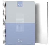 Grafoplás | Libreta Puntos | Tamaño Folio | Azul | Tapa Flexible Plástico | Kuru | 80 Hojas Papel 90 Gramos | Dots