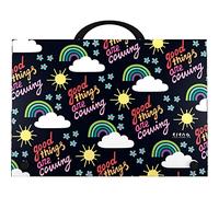 Grafoplas - Maletín Escolar con Asa, Polipropileno, Colección Elena Corredoira, Hope, Tamaño Folio, 24, 5x34, 5x4cm