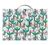 Grafoplas - Maletín Escolar con Asa, Polipropileno, Colección FreeLife, Zebra, Tamaño Folio, 24, 5x34, 5x4cm