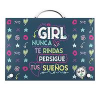 Grafoplas - Maletín Escolar con Asa, Polipropileno, Colección Sé Tú, Girl