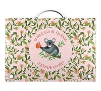 Grafoplas - Maletín Escolar con Asa, Polipropileno, Colección Wise Planet, Koala, Tamaño Folio, 24, 5x34, 5x4cm