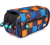 Grafoplás Match, Estuche Escolar Tres Compartimentos Unisex Niños, Estampado, 23x10x10cm