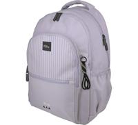 Grafoplas - Mochila Escolar 3 Compartimentos, 33x46x22,5cm, 30 Litros, Kuru Lavanda Soft, Zona Acolchada para Portátil, Modelo Roomy, Ideal Vuelta al Cole