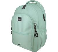 Grafoplas - Mochila Escolar 3 Compartimentos, 33x46x22,5cm, 30 Litros, Kuru Mint Soft, Zona Acolchada para Portátil, Modelo Roomy, Ideal Vuelta al Cole