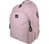 Grafoplas - Mochila Escolar 3 Compartimentos, 33x46x22,5cm, 30 Litros, Kuru Rosa Soft, Zona Acolchada para Portátil, Modelo Roomy, Ideal Vuelta al Cole