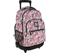 Grafoplas - Mochila Escolar con Ruedas, Carro Integrado, 29 Litros, 52x37x25cm, Modelo Roller, Colección True Love Bits & Bobs, Perfecto Material Escolar Infantil y Primaria