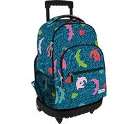 Grafoplas - Mochila Escolar con Ruedas, Carro Integrado, 52x37x25cm, 29 Litros, Ruedas Dobles, Modelo Roller, Colección Alligator de Elena Corredoira, Perfecto Material Escolar Infantil y Primaria