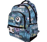 Grafoplas - Mochila Escolar Ergonómica, 33x46x22,5cm, Espalda y Asas Acolchadas, 3 Compartimentos, Zona Especial Portátil, Adaptable a Carrito, Modelo Rubber, Diseño Hero, Colección Bits&Bobs