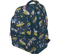 Grafoplás - Mochila Escolar Ergonómica Colección Bits&Bobs, 33x46x22,5cm, 30L, Espalda y Asas Acolchadas, Diseño Dragonfly, 3 Compartimentos, Espacio para Portátil, Adaptable a Carrito, Modelo Rubber
