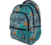 Grafoplas - Mochila Escolar Ergonómica Colección Bits&Bobs Pop Up, 33x46x22,5cm, 30L, Espalda y Asas Acolchadas, Diseño Bear, 3 Compartimentos, Espacio para Portátil, Modelo Roomy